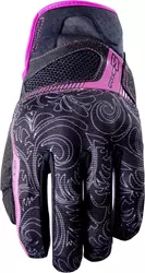 FIVE RS3 REPLICA WOMAN Damenhandschuhe schwarz/pink L FIVE RS3 REPLICA WOMAN Damenhandschuhe schwarz/pink L