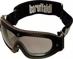 BARUFFALDI MAF Brille Lederrahmen schwarz 70842 klar + versp.Glas BARUFFALDI MAF Brille Lederrahmen schwarz 70842 klar + versp.Glas