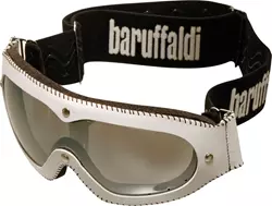 BARUFFALDI MAF Brille Lederrahmen weiss 70843 klar + versp.Glas BARUFFALDI MAF Brille Lederrahmen weiss 70843 klar + versp.Glas