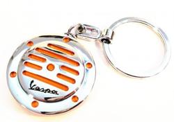VESPA HUPE Schlüsselanhänger chrom/orange VESPA HUPE Schlüsselanhänger chrom/orange