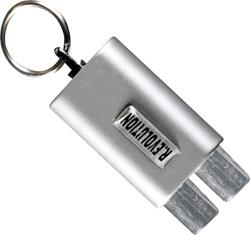 REVOLUTION LED Doppelrohr-Ausp. Schlüsselanhänger