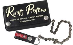 RUSTY PISTONS BOSS Geldtasche mit Kette schwarz RUSTY PISTONS BOSS Geldtasche mit Kette schwarz