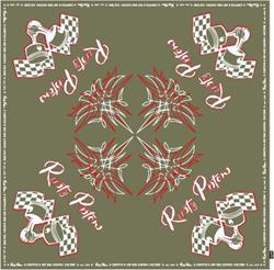 RUSTY PISTONS POD Bandana grün