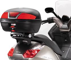 KAPPA TOP-CASE K35 L schwarz m.roten Reflektor