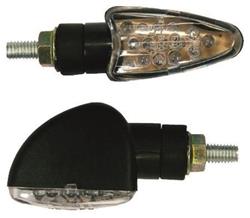 BIKE IT MINIBLINKER PFEIL LED 2cm Schaft schwarz/Glas klar