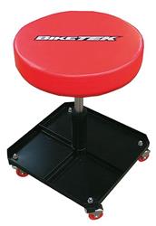 BIKE IT GARAGENSESSEL m. Rollen schwarz/rot