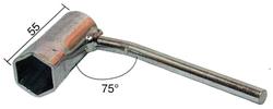 BUZZETTI KERZENSCHLÜSSEL silber 21mm BUZZETTI KERZENSCHLÜSSEL silber 21mm