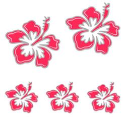 Aufkleber Kit BLUMEN 5 Stk. pink Aufkleber Kit BLUMEN 5 Stk. pink