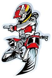 MM Aufkleber MOTO CROSS 8x11cm MM Aufkleber MOTO CROSS 8x11cm