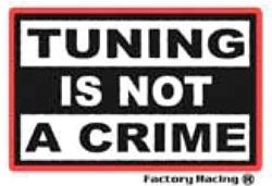 MM Aufkleber TUNING IS NOT... 10x7cm schwarz MM Aufkleber TUNING IS NOT... 10x7cm schwarz