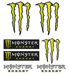 BOOSTER MONSTER Stickerkit 7-teilig (14x16cm)