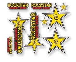BOOSTER ROCKSTAR Stickerkit 9-teilig (20x24cm)