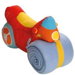 BOOSTER Motorbike TT Stoff m. Babydecke blau/rot 28,5cm BOOSTER Motorbike TT Stoff m. Babydecke blau/rot 28,5cm