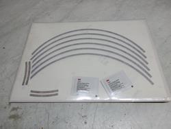 Felgenaufkleber blau 17"