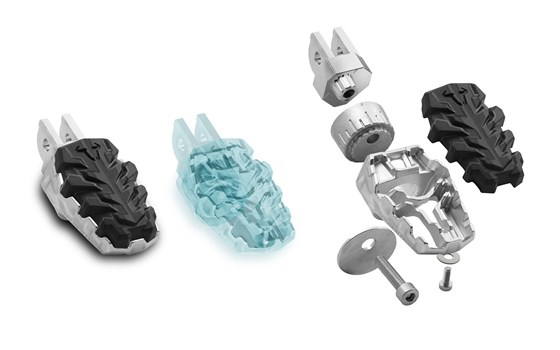 EVO Fußrasten. Edelstahl. Verstellbar. - Bild 3