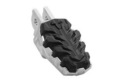 EVO Fußrasten-Kit. Silbern/Schwarz. Honda-, Suzuki-, KTM-Modelle. EVO Fußrasten-Kit. Silbern/Schwarz. Honda-, Suzuki-, KTM-Modelle.