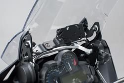 Scheibenverstärkung. Schwarz. BMW R 1200 GS (12-), R 1250 GS (18-).