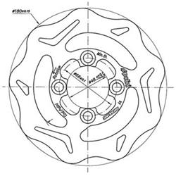 Bremsscheibe Polini 175.0012