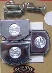 Softail 95- Chrome Exhaust Cover Kit