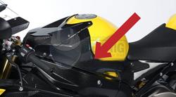 Seitendeckel am Tank für BMW S1000RR (2009-2018)