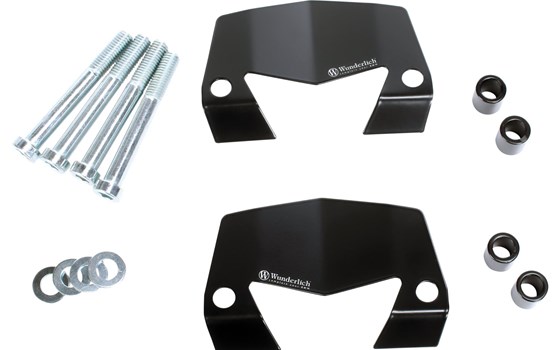 Bremszangen-Schmutzfang - vorne - schwarz - links und rechts - Bild 1