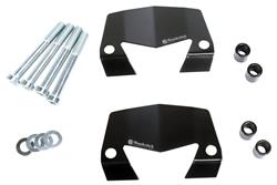 Bremszangen-Schmutzfang - vorne - schwarz - links und rechts