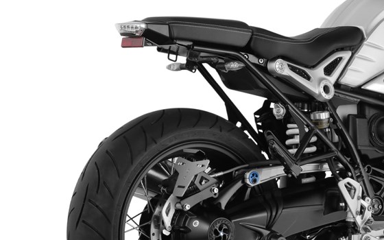 Heckumbau LOW - schwarz-titan - mit Halter für Original-Rücklicht - Bild 1