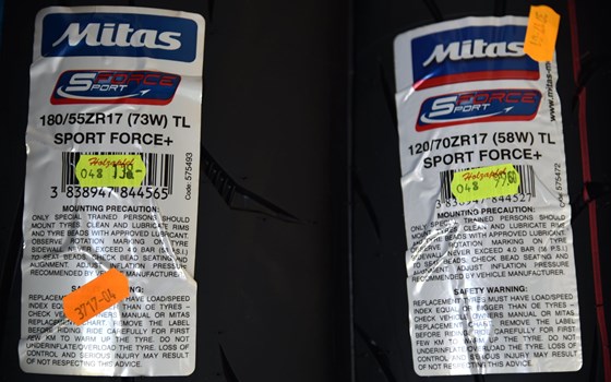 Mitas Sport Force+ 180/55 ZR 17 - Bild 2 Mitas Sport Force+ 180/55 ZR 17 - Bild 2