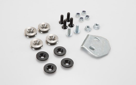 Adapterkit für ADVENTURE-RACK Gepäckträger. Für TRAX ADV/ION/EVO. Schwarz. - Bild 1