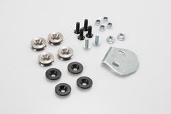 Adapterkit für ADVENTURE-RACK Gepäckträger. Für TRAX ADV/ION/EVO. Schwarz.