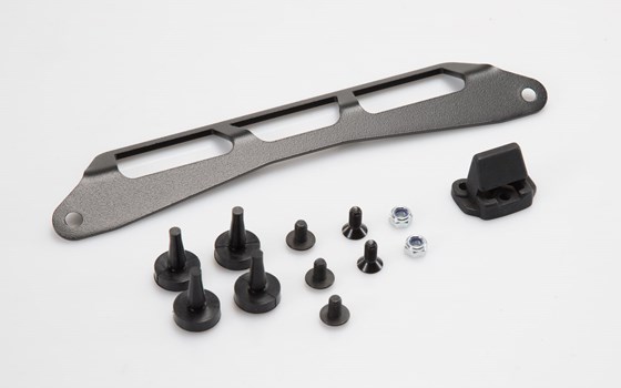 Adapterkit für ADVENTURE-RACK Gepäckträger. Für Givi/Kappa Monolock. Schwarz. - Bild 1