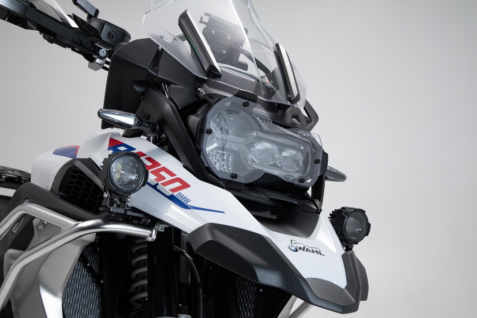 Scheinwerferschutz Für BMW R1200GS / R1250GS (2013-2023) - Klare & Farbige Linsenabdeckungen Inklusive