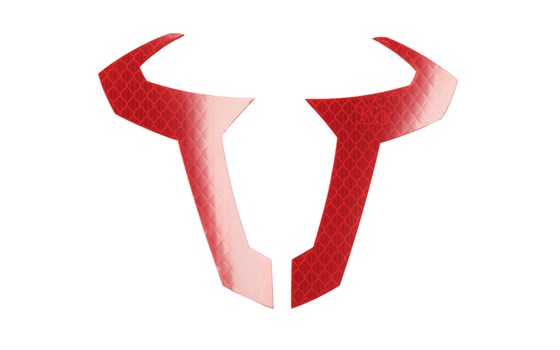 SW-MOTECH Sticker Bulle. 130 x 97 mm. Reflektierend. Rot. - Bild 1