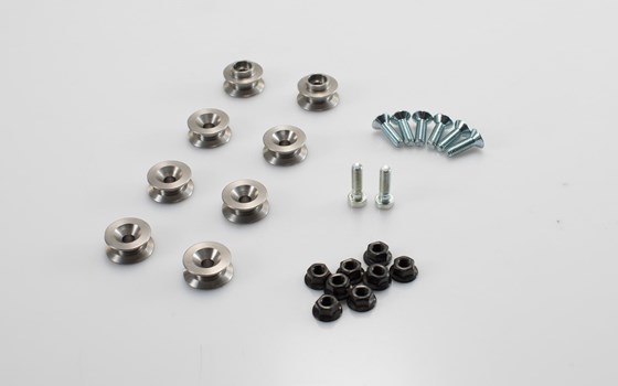 Adapterkit für PRO Seitenträger. Für AERO ABS Seitenkoffer. Montage von 2 Koffern. - Bild 1