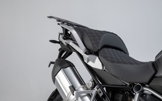 TRAX ADV Alukoffer-System. Silbern. 45/37 l. BMW R 1200 GS, R 1250 GS. - Bild 4