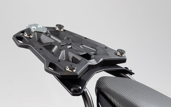 Adapterplatte für STREET-RACK Gepäckträger. Für TRAX Topcase ADV/ION/EVO. Schwarz. - Bild 1