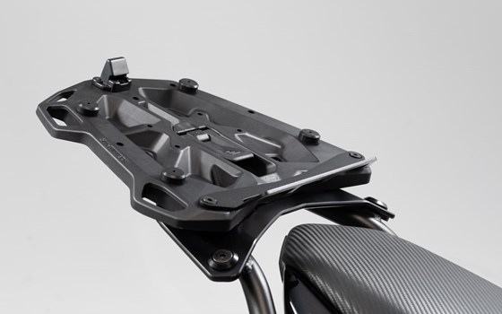 Adapterplatte für STREET-RACK Gepäckträger. Für Givi/Kappa mit Monolock. Schwarz. - Bild 1