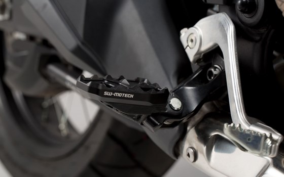 Fußrastenverbreiterung. Schwarz. Honda CRF 1000L/Adv Sports, CRF1100L AS. - Bild 2