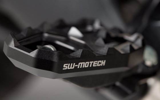 Fußrastenverbreiterung. Schwarz. Honda CRF 1000L/Adv Sports, CRF1100L AS. - Bild 3