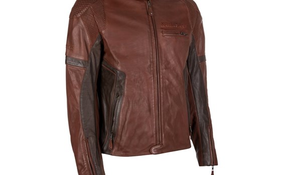 Kawasaki RS Lederjacke braun - Bild 1