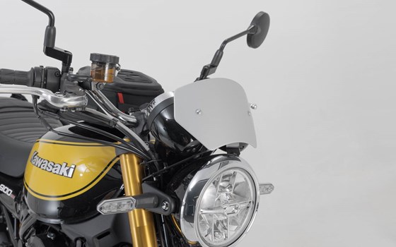 Windschild. Silbern. Kawasaki Z900RS (17-) / SE (21-). - Bild 1