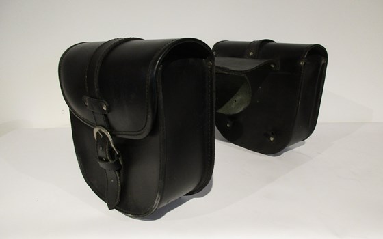 Leder Satteltaschen - Bild 2