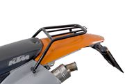 Stahlrohr-Gepäckträger. Schwarz. KTM Modelle (96-07).