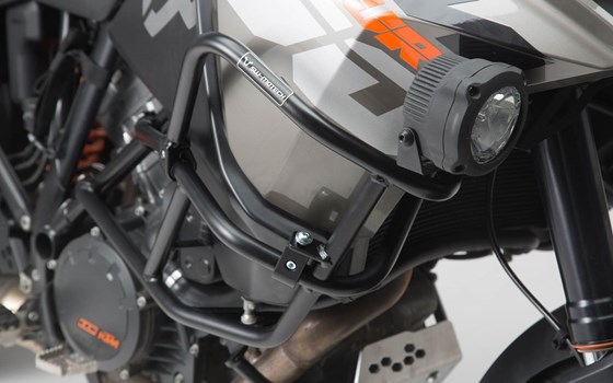 Oberer Sturzbügel für orig. KTM Sturzbügel. Schwarz. KTM 1290 SAdv R/ S (16-), 1090 Adv (16-). - Bild 1