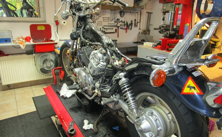 Endantrieb   XV 750 Virago Bild 7: Endantrieb   XV 750 Virago