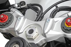 Abdeckung für Lenkeraufnahme R nineT- silber