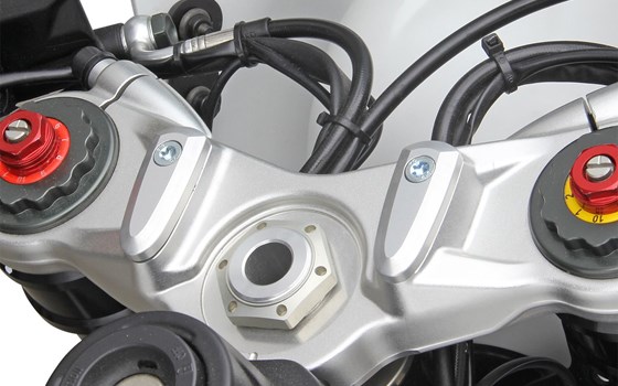 Abdeckung für Lenkeraufnahme- silber - Bild 1