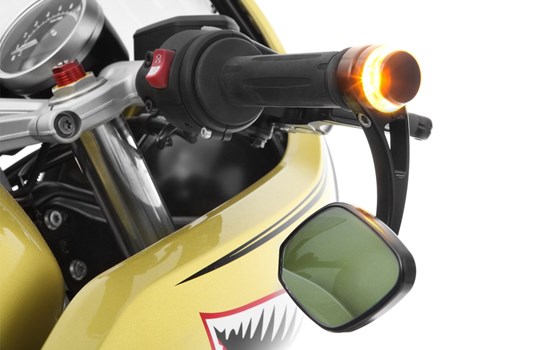 Adapter für Lenkerenden-Spiegel und Blinker mo.Blaze Disk - schwarz - Satz - Bild 3