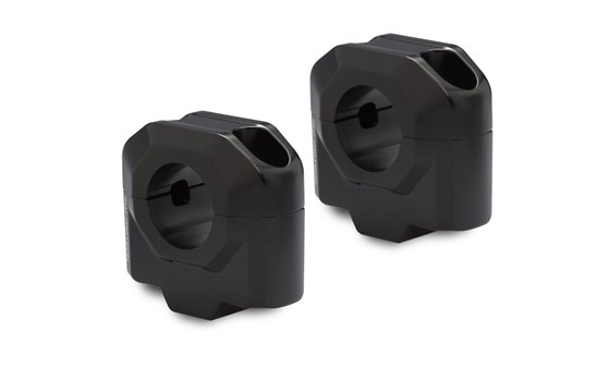 Lenkererhöhung für Ø 28 mm Lenker. H=30 mm. Schwarz. - Bild 1