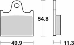 SBS Bremsklotz 573LF Ceramic SBS Bremsklotz 573LF Ceramic